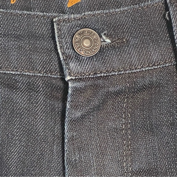 7 For All Mankind TALL Jeans Dark Wash Denim Straight Leg USA Made Women’s Sz 28 - Picture 7 of 15
